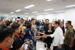 Kunjungi Kantor MNC Media, Jokowi Disambut Jajaran Redaksi