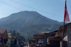 Kobaran Api di Gunung Sumbing Mulai Jinak