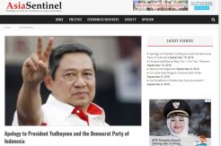 Asia Sentinel Minta Maaf kepada SBY dan Partai Demokrat