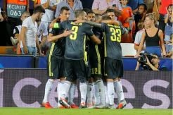 Drama Kartu Merah Ronaldo dan Gol Pjanic di Babak Pertama