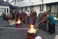 Kejari Pangkalpinang Musnahkan Beragam Narkoba
