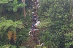 Truk Terjun ke Jurang, Kernet Tewas dan Sopir Kritis