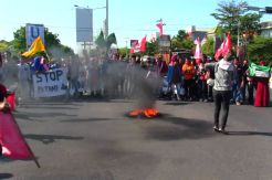 Mahasiswa Demo Blokade Jalur Pantura, Desak Pemerintah Wujudkan Reformasi Agraria