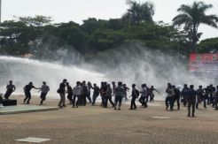Polda Banten Gelar Simulasi Pengamanan Pemilu