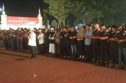 Doakan Korban Gempa Tsunami, Kapolda Sumut dan Bikers Salat Gaib