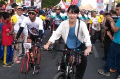 Warga Asing Buat Sepeda Nusantara Kulon Progo Makin Semarak