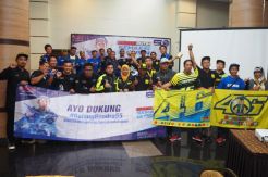 Cara Komunitas Motor Yamaha Dukung Galang Hendra