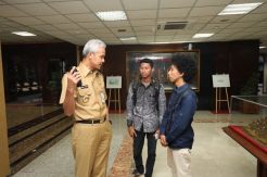Ganjar Ajak Mahasiswa Palu di Jateng Pulang Jadi Relawan Bencana