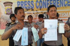 Polisi Bekuk Komplotan Pencuri Ratusan Pohon Sengon