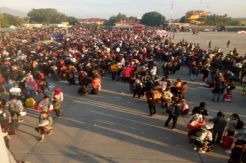 Ribuan Orang Duduki Bandara Ingin Keluar dari Palu