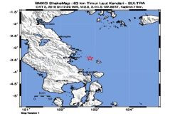 Gempa 3,8 SR Guncang Konawe Utara, Akibat Aktivitas Sesar Manui