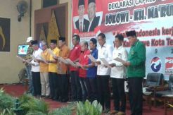 Ribuan Warga Tegal Bertekad Menangkan Jokowi 2 Periode