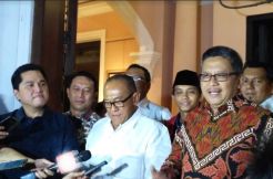 Bertemu dengan Tim Jokowi-Maruf, Ical Bahas Sejumlah Masalah