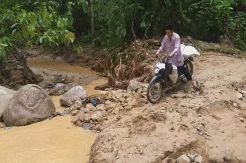 Sungai Meluap, Jalan Desa di Mandailing Natal Terputus