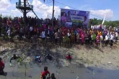 Kapolda Sumut Tanam 280 Ribu Bibit Mangrove Serentak di 5 Kabupaten