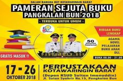 Dinas Perpustakaan Kobar Gelar Pameran Sejuta Buku
