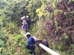 Sambung Listrik BTS, Warga Pulau Pongok Nikmati Akses Komunikasi