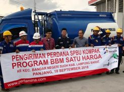 Akhirnya, Warga Suoh Lampung Nikmati BBM Satu Harga