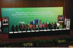 Kementerian PUPR Seraterimakan Hibah Senilai Rp1,8 triliun