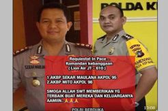 2 Perwira Polda Babel dan 1 Bintara Ada di Pesawat Lion Air JT-610