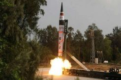 India Uji Tembak Rudal Balistik Agni-I Berkemampuan Nuklir