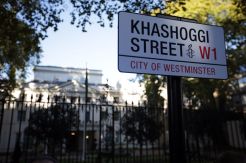 Jalan Khashoggi, Aktivis Ubah Nama Jalan di Luar Kedubes Saudi