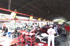 Servis Gratis Motor Honda Disambut Antusias Warga Palu