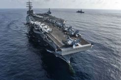 Jet Tempur F/A-18 Super Hornet AS Jatuh di Laut Filipina