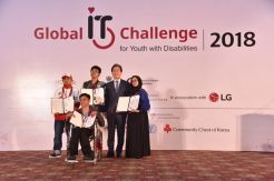 Hebat, Peserta Difabel dari Indonesia Jadi Juara Global IT Challenge