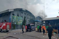 Kompresor Meledak, Pabrik Mebel di Sukoharjo Terbakar