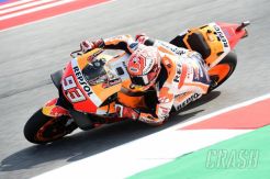 Rossi Melempem, Marquez Tercepat di FP4 MotoGP Valencia 2018