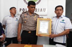 Ungkap Kasus TPPU Terbanyak, Polda Riau Diganjar Penghargaan