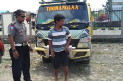 Tabrakan dengan Truk, Pengemudi Motor Tewas di Tempat
