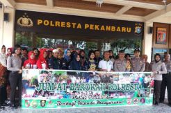 Visi Kemanusian Dibalik Jumat Barokah Polresta Pekanbaru