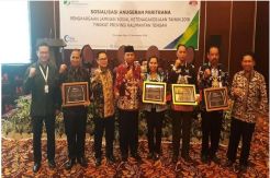 Pemkab Kotawaringin Barat Raih Penghargaan Paritrana 2018