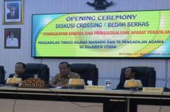 Wali Kota Bitung Apresiasi Diskusi Crossing Pengadilan Agama se-Sulut