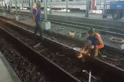 PT KAI Daop 4 Semarang Kebut Perbaikan Rel KA