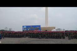 Puluhan Ribu Personel TNI-Polri Kumpul di Monas
