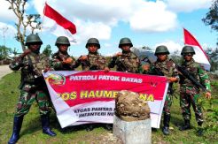 3 Patok Batas Negara di Perbatasan NTT-Timor Leste Rusak