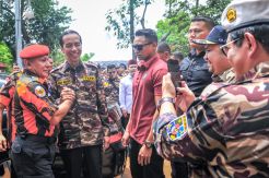 Hadiri Jambore Kebangsaan, Jokowi Ungkap Kejengahannya Dikaitkan PKI
