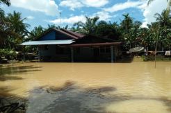 Banjir di Kampar Riau,...