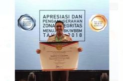 Polres Banyumas Raih Penghargaan Zona Integritas Wilayah Bebas Korupsi