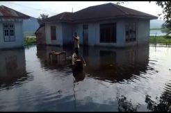 Ratusan Hektar Sawah dan Permukiman Warga Terendam Banjir