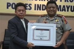 Ungkap 321 Curanmor, Lemkapi Beri Penghargaan ke Polres Indramayu