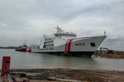 Berbiaya Rp601 Miliar, Bakamla Luncurkan 3 Kapal Patroli Buatan Batam