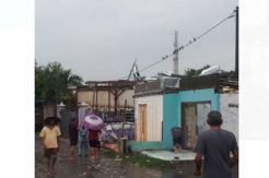 Angin Puting Beliung Sapu Kawasan Balongbendo Sidoarjo