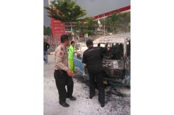 Usai Isi BBM, Angkot Jrusan Lebak Bulus-Parung Terbakar