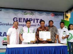 Gandeng Grab, Bulog Divre Yogyakarta Upayakan Dongkrak Penjualan