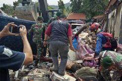 Tsunami Selat Sunda, Tiga Korban Meninggal Tertimpa Reruntuhan Vila