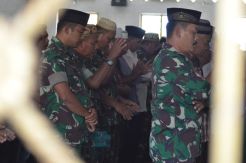 Peduli Korban Tsunami Selat Sunda, Kodim 0212 dan Warga Salat Gaib